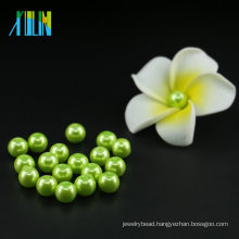 New Arrival UA66 Fashion Jewellery Accessories Peridot Glass Pearl Beads 6mm Stringing Pearls